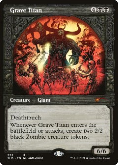 Grave Titan Secret Lair Drop - Kaldheim Frame
